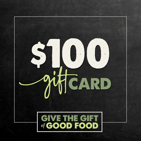 $100 ROOT CELLAR GIFT CARD redeemable in store only - not redeemable online
