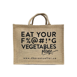 LARGE TOTE: Eat Your F%@#!*G Vegetables Please