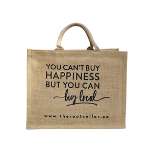 LARGE TOTE: You can't buy happiness but you can buy local